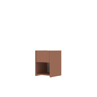 Chevet 1 tiroir Mosaik décor Terracota ( sur commande )