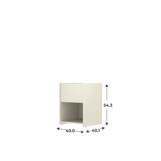 Chevet 1 tiroir Mosaik décor sable ( sur commande )