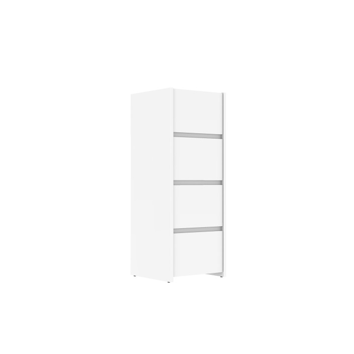 Chiffonnier 4 tiroirs Mosaik blanc ( sur commande )