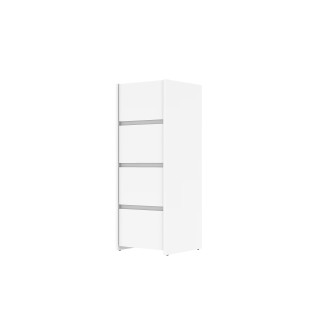Chiffonnier 4 tiroirs Mosaik blanc ( sur commande )