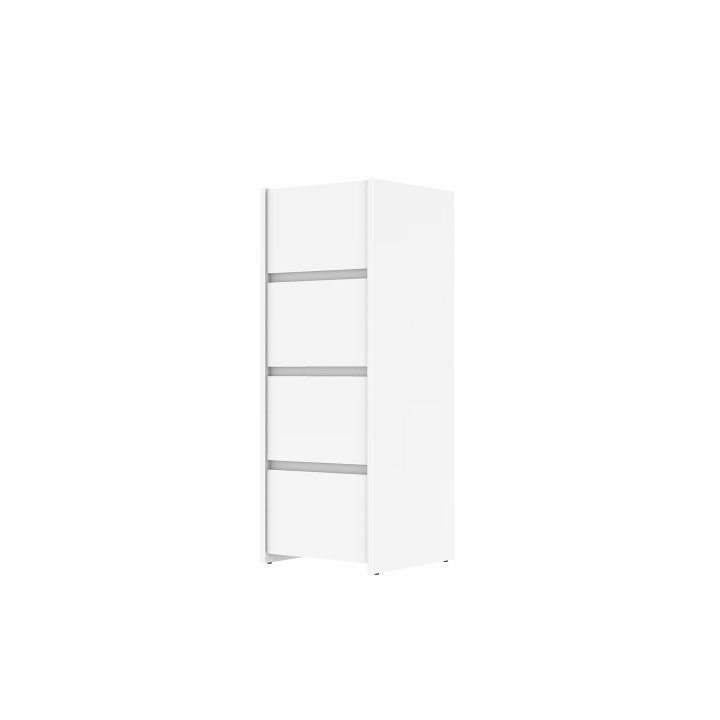 Chiffonnier 4 tiroirs Mosaik blanc ( sur commande )