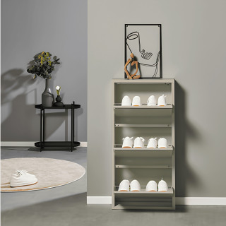 Meuble à chaussures 3 Abattants Bert Kaschmir