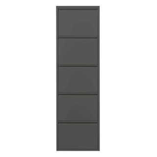 Meuble à chaussures 5 abattants Bert Anthracite