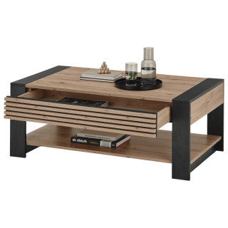 Table basse Felipe artisan / noir
