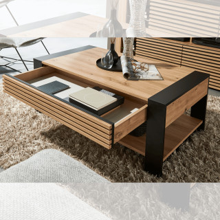 Table basse Felipe artisan / noir