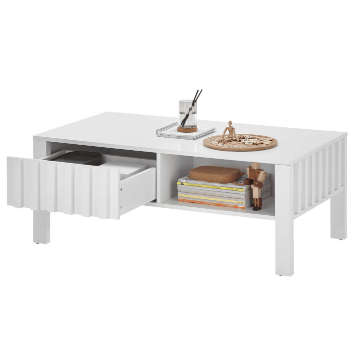 Table basse Mao blanc