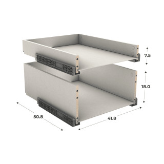 Kit 2 bloc tiroir Casa L 45 cm - P 56 cm
