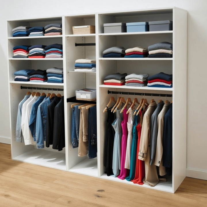 Casa - dressing 240 cm Blanc
