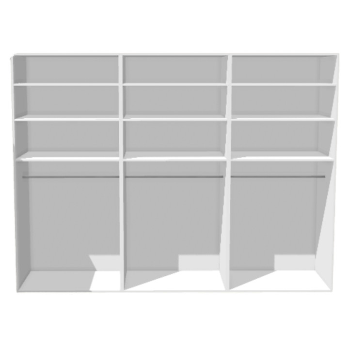 Casa 2 - dressing 270 cm blanc