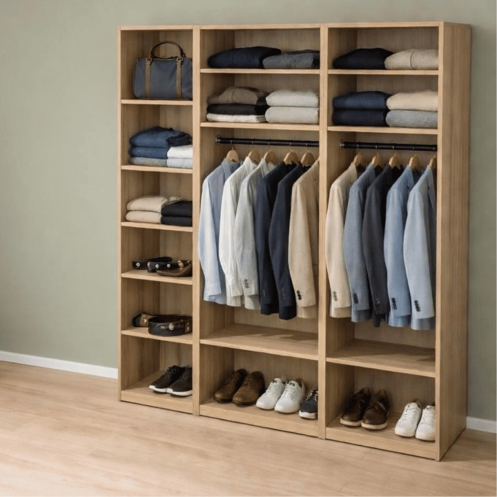 Casa - Dressing 225 cm Chêne hickory