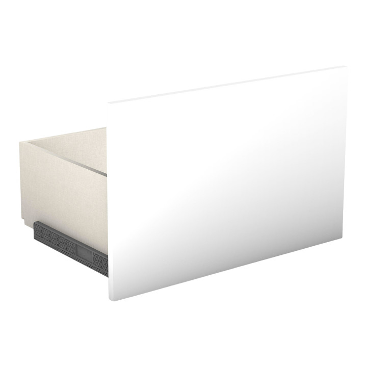 Casa-  Tiroir simple avec entourage L 60 cm Blanc