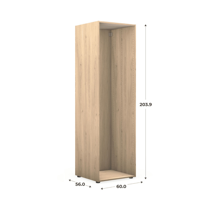Caisson Casa HT 204 - L 60 cm - P 56 cm Chêne Hikory