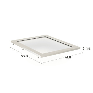 Tablette Casa verre fixe L 45 cm - P 56 cm