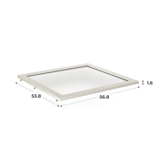 Tablette Casa Verre fixe L 60 cm - P 56 cm