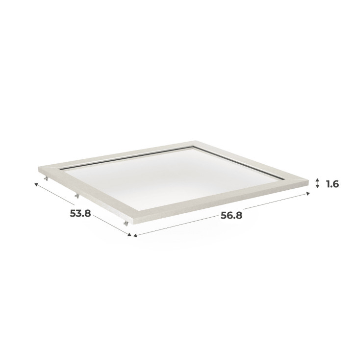 Tablette Casa Verre fixe L 60 cm - P 56 cm