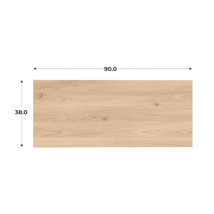 Casa - kit 1 façade tiroir chêne Hikory L 90 cm