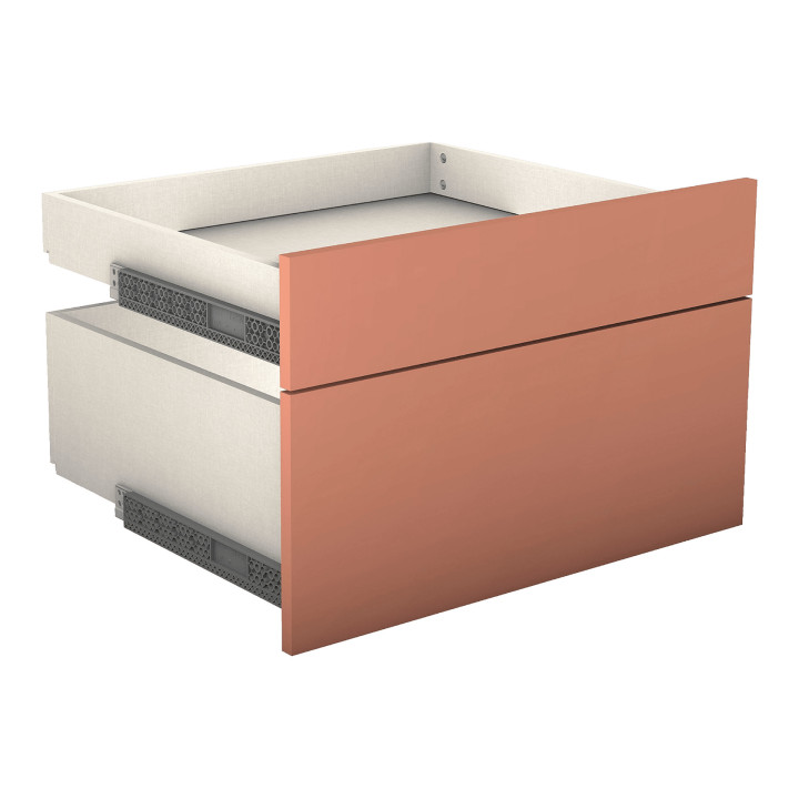 Tiroir double avec entourage Casa L 60 cm Terra