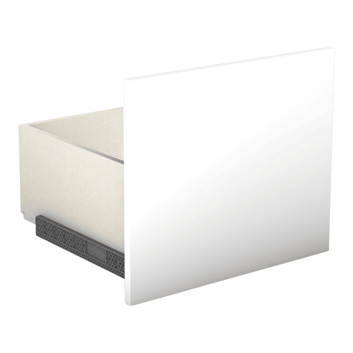 Tiroir simple avec entourage Casa L 45 cm blanc