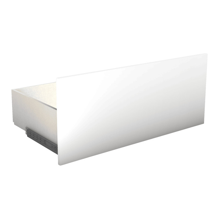 Tiroir simple avec entourage L 90 cm Casa Blanc