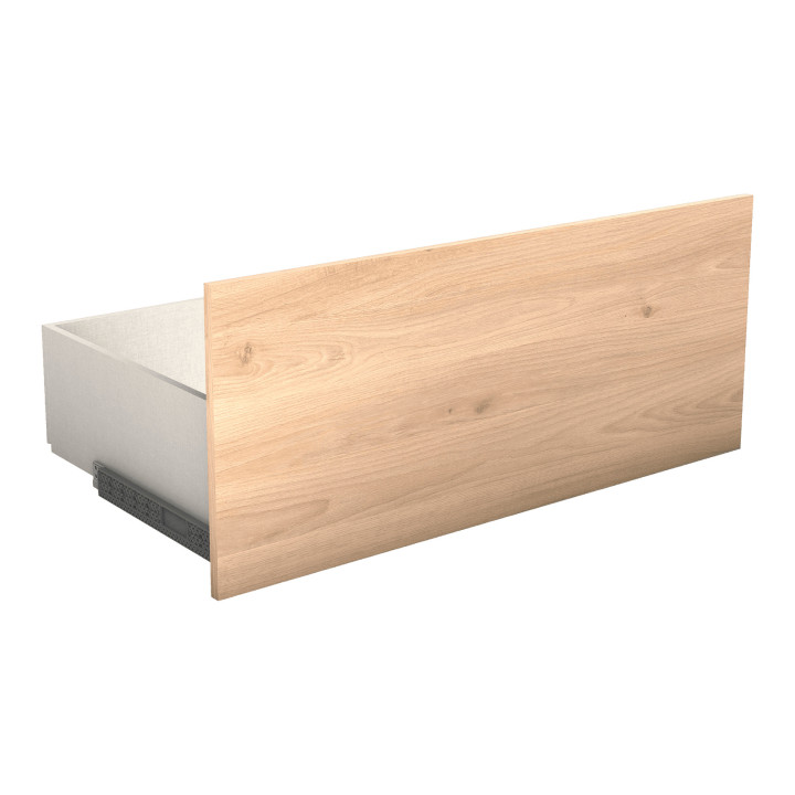 Tiroir simple avec entourage  L90 cm Casa Chêne hikory