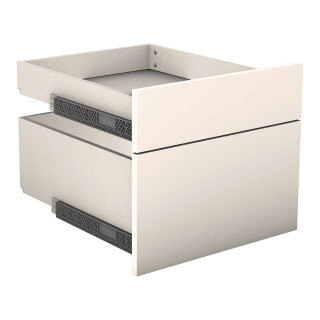 Tiroir double Casa avec entourage L 45 cm Sable