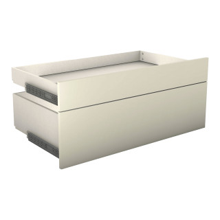 Tiroir double Casa avec entourage L 90 cm - Sauge