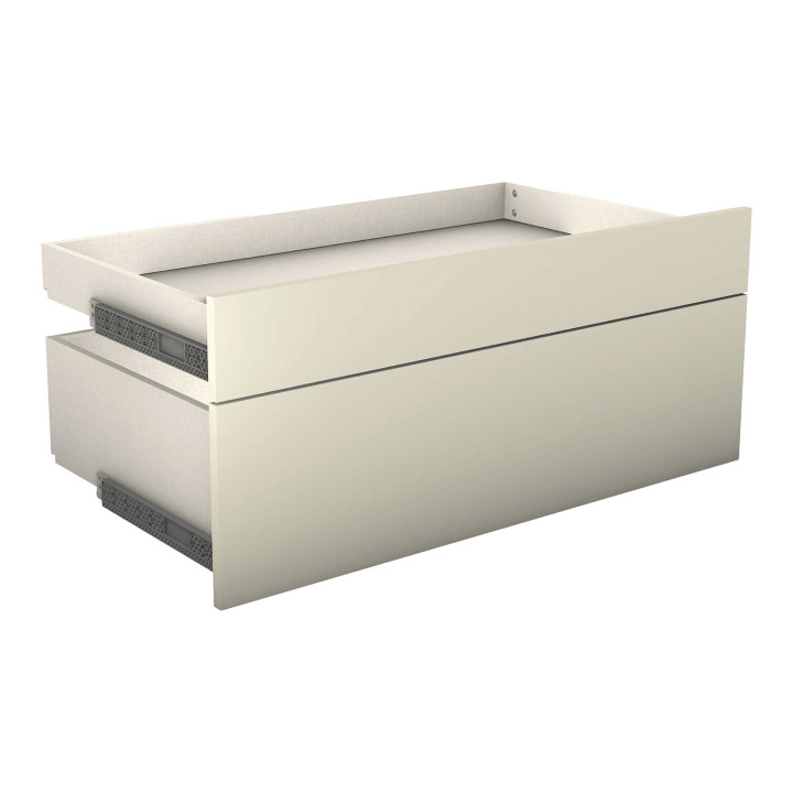 Tiroir double Casa avec entourage L 90 cm - Sauge