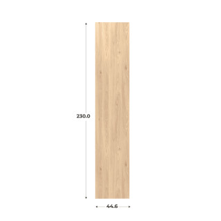 Porte simple H232cm Casa L 45 cm Chêne hikory