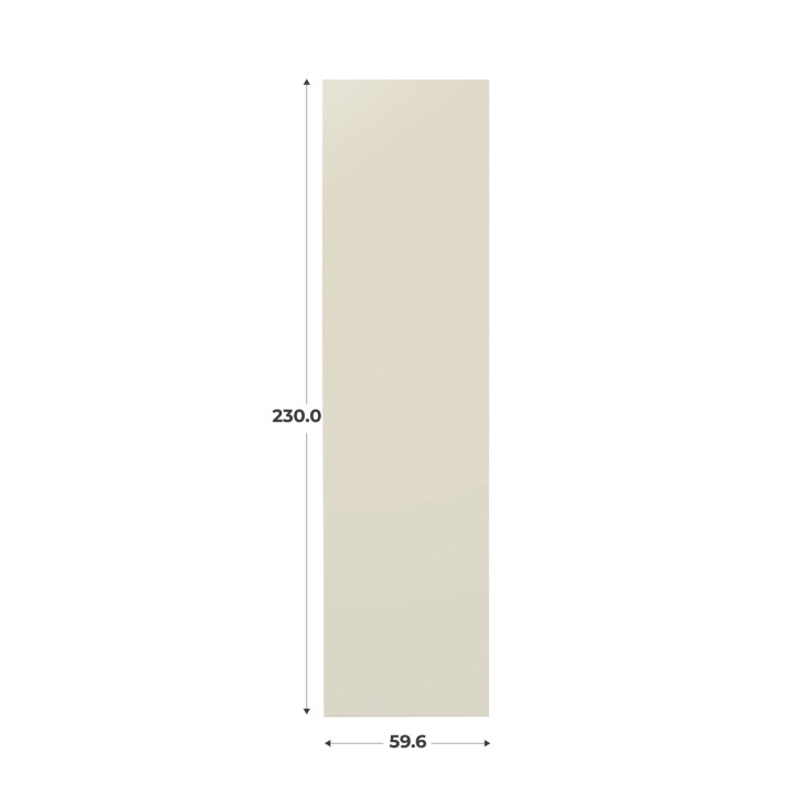 Porte simple Casa H232 cm Sauge L 60 cm