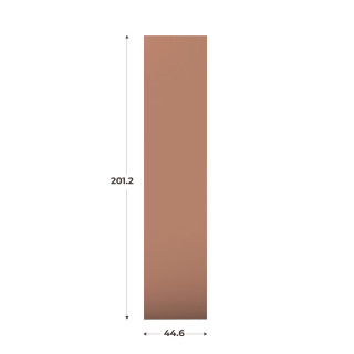 Porte Casa H201 cm - L45 cm Terracotta