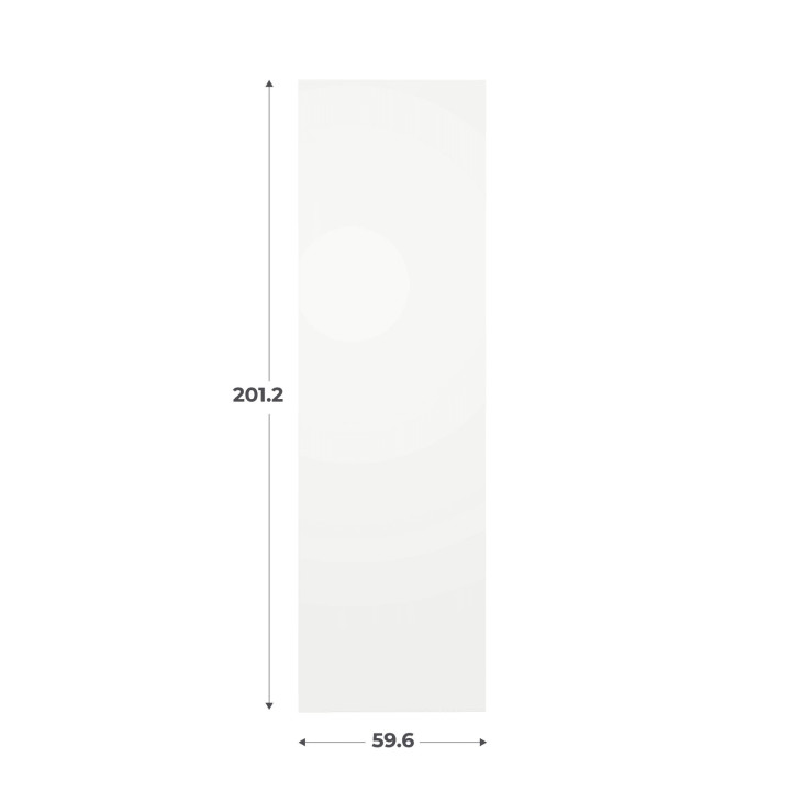 Porte blanche Casa H201cm - L60 cm