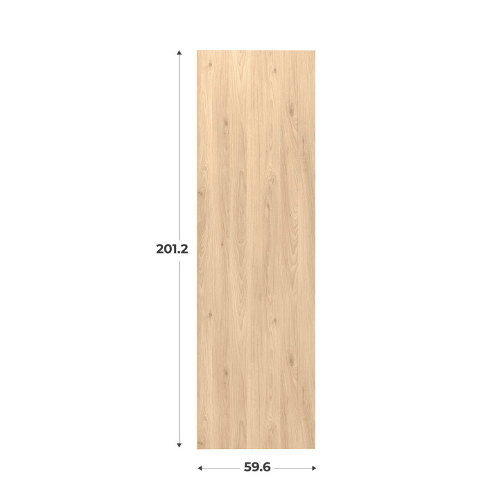 Porte Casa chêne hickory H201cm - L60 cm