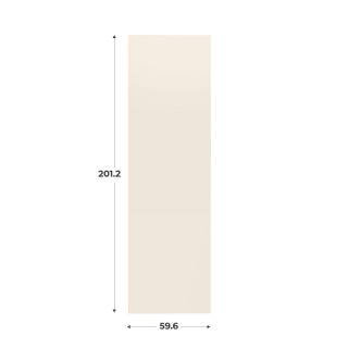 Porte simple Casa H 201 cm - L 60 Sable