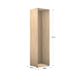 Caisson Casa HT 175 cm - L60cm - P45 cm Chêne hickory