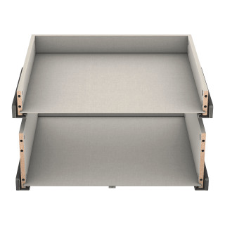 Kit bloc 2 tiroirs Casa L 60 cm ( sans façades )