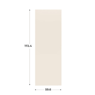 Porte simple Casa H174 cm - L 60 cm sable
