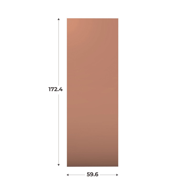 Porte simple Casa H174 cm - L 60 cm Terra