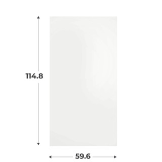 Porte H116 cm Casa blanc L 60 cm