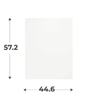 Porte simple H 58 cm L 45 cm Blanc