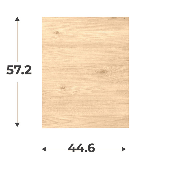 Porte simple Casa H 58 cm / L 45 cm chêne hikory
