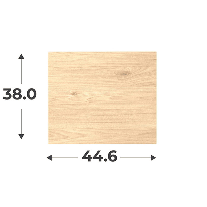 Porte Casa H 38 cm x L 45 cm chêne hickory