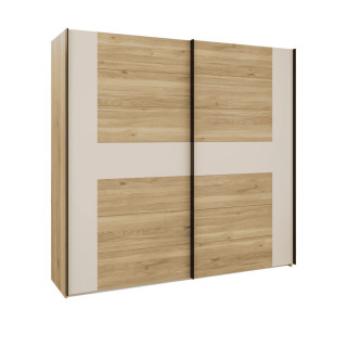 Armoire Bellevue 220 cm avec Lot de 3 étagères