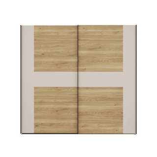 Armoire Bellevue 220 cm avec Lot de 3 étagères