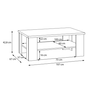 Table basse Elara