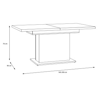 Table à manger Extensible Elara