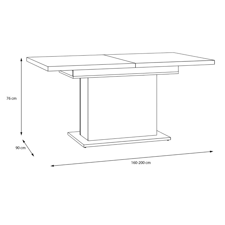 Table à manger Extensible Elara