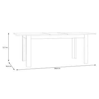 Table de repas extensible Breathtaker