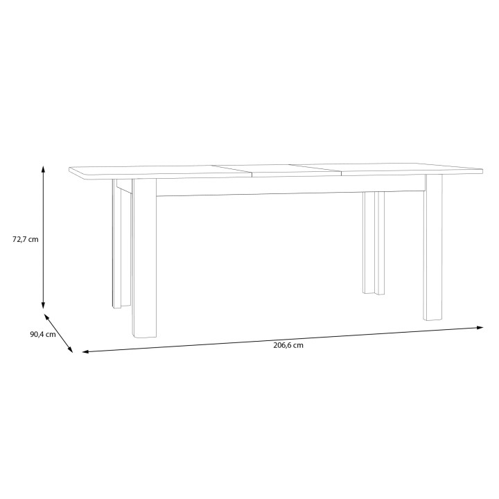 Table de repas extensible Breathtaker