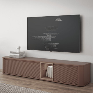Meuble tv terracotta Breathtaker
