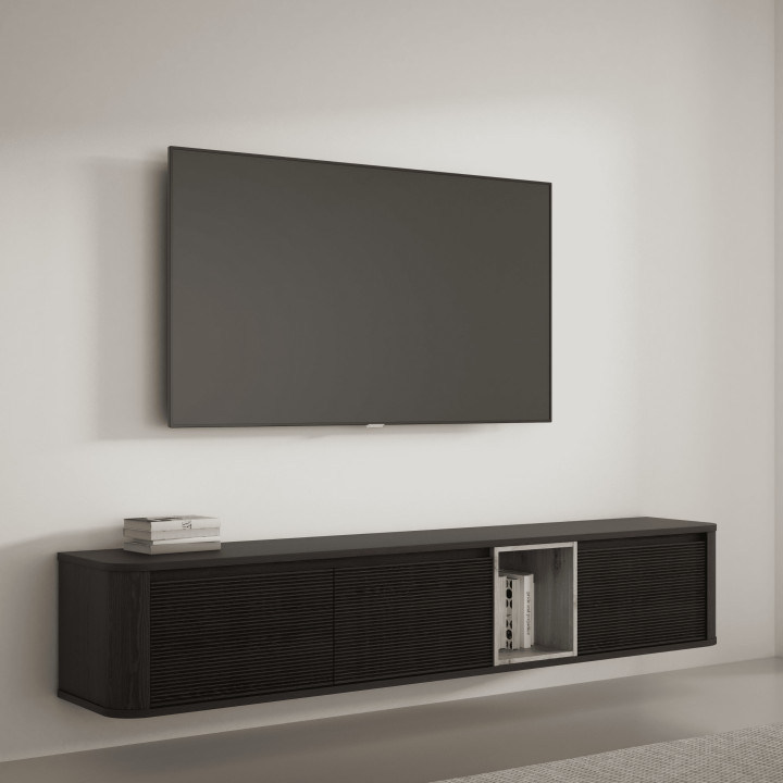 Meuble tv Breathtaker noir